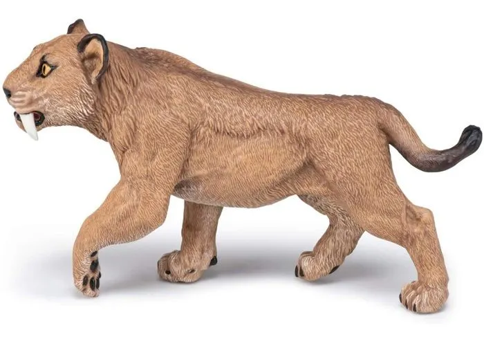 Figurine préhistorique : jeune Smilodon-5