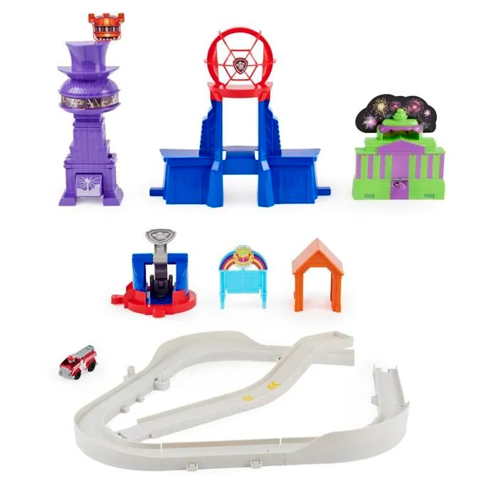 Garage Paw Patrol City Rescue Playset True Metal Multicolore-1