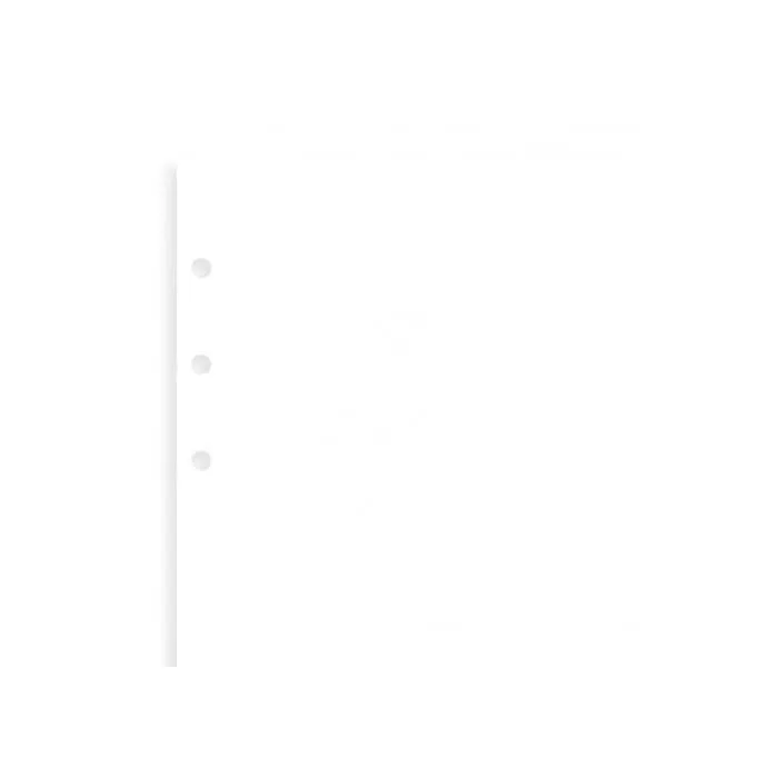Recharge pour Clipbook - Blanc - Format Personal - Papier recyclé 80% - 25 feuilles - 171x95mm-0