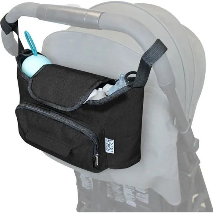Sac à langer - MONSIEUR BEBE - Monsieur Bébé - Noir - Bandoulière - Quotidien-0