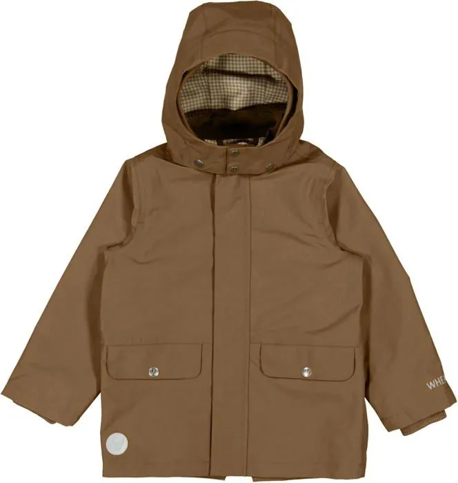 Habillage pluie Wheat - 7249h-996R - Carlo Technical Veste de Pluie d'exterieur pour garcon 100% etanche, Marron dore-0