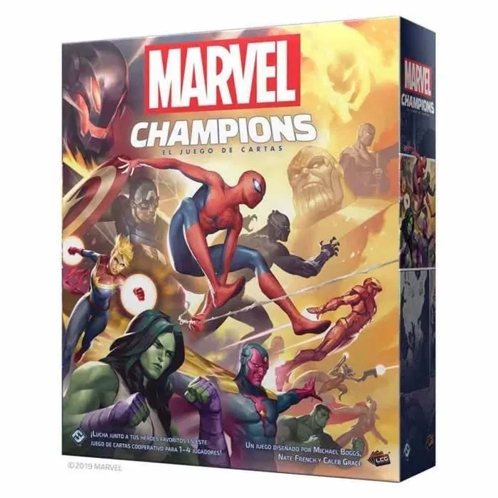 Jeu de Cartes - Fantasy Flight Games - Marvel Champions - Licence Marvel - Couleur mc01es - Modèle Assorti-0