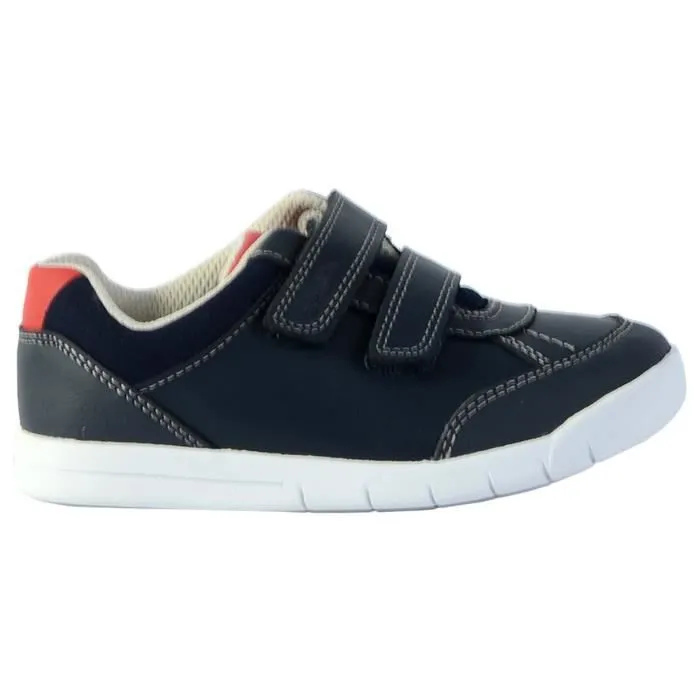 Basket Clarks enfant Emery Sky T - Navy Leather-1