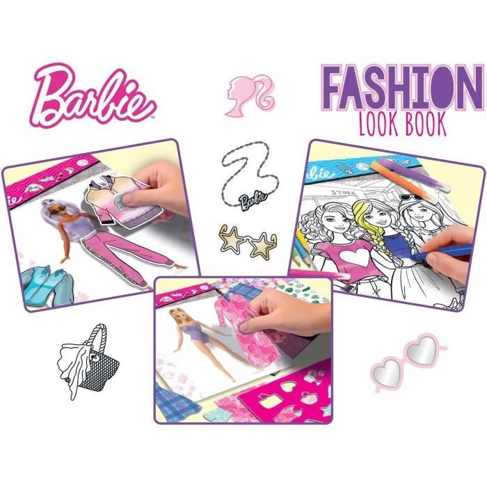 Livret de création collection de mode - Barbie sketch book fashion look - LISCIANI-1