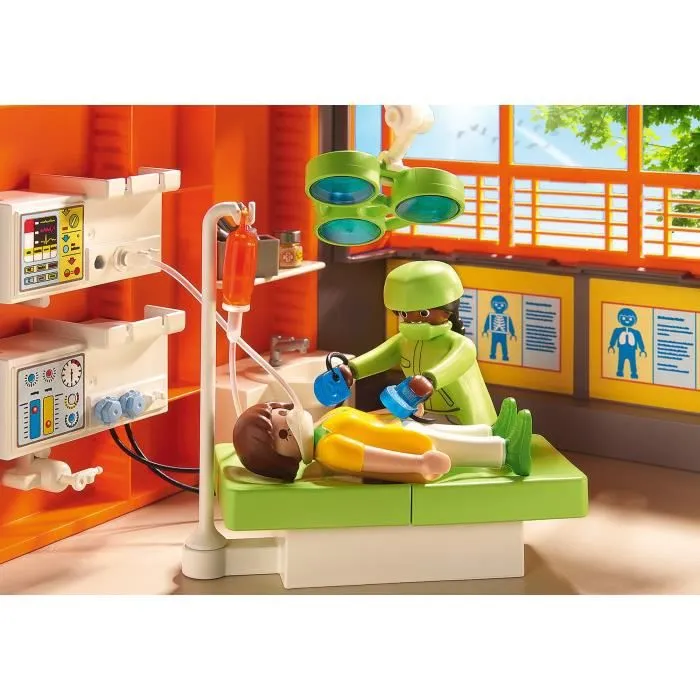 PLAYMOBIL - Hôpital Pédiatrique Aménagé 6657 - City Life-2