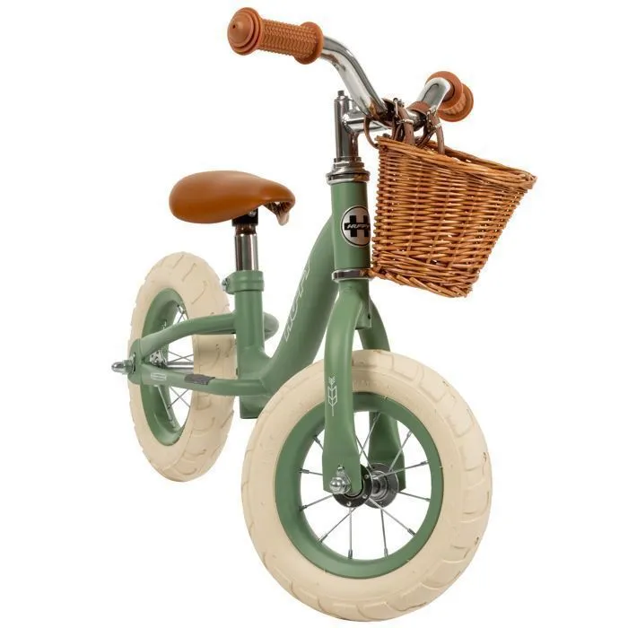 Draisienne Enfant - Huffy Vintage - Roues 10" - Age 2 à 4 ans - Panier - Vert-3