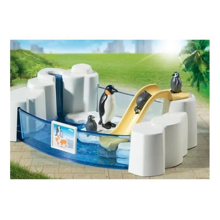 PLAYMOBIL - Family Fun - Bassin de Manchots - Aquarium - Jouet pour Enfants de 4 Ans et Plus-3