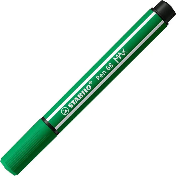 Feutres - STABILO - Pen 68 Max Arty - 18 couleurs - Pointe biseautée - Pour enfants et professionnels-1