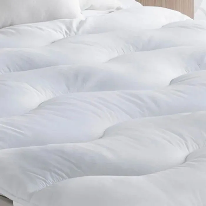 Surmatelas Nuage 160x200 cm | 100% microfibre | Aération optimisée & sangles de maintien-3
