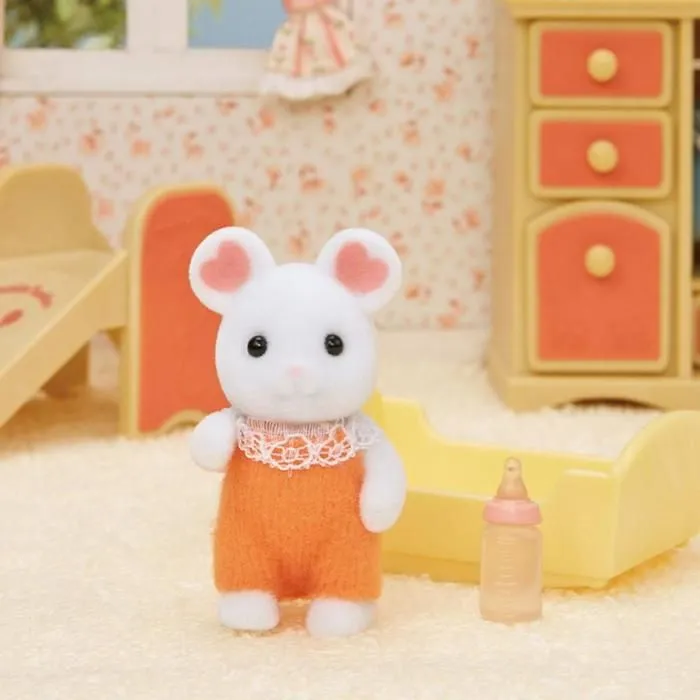 Sylvanian Families 5408 : Le bébé souris marshmallow-1