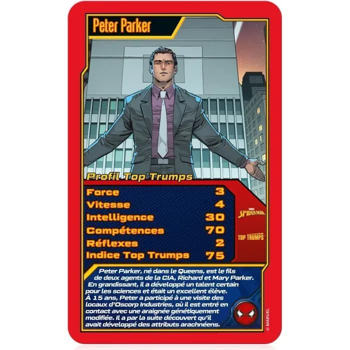 Jeu de cartes Top Trumps Spider-Man - Winning Moves - 30 cartes - Pour enfants à partir de 6 ans-3