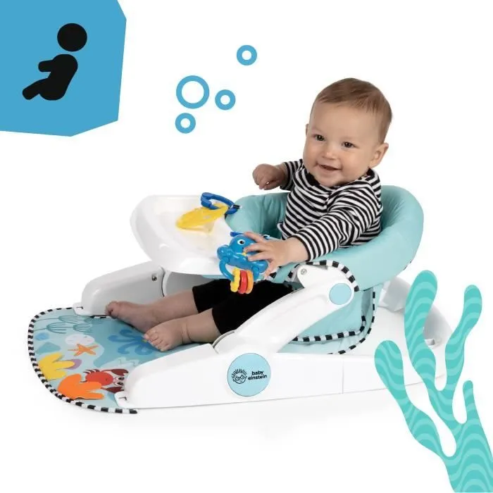 BABY EINSTEIN Siège bébé d'apprentissage -OPUS ET NEPTUNE- apporte support à bébé, 2positions de siège, tablette d'activités-2