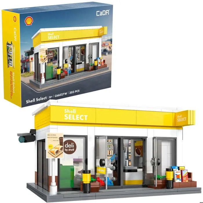 Cada Building Blocks Shop Shell 303 pièces-0