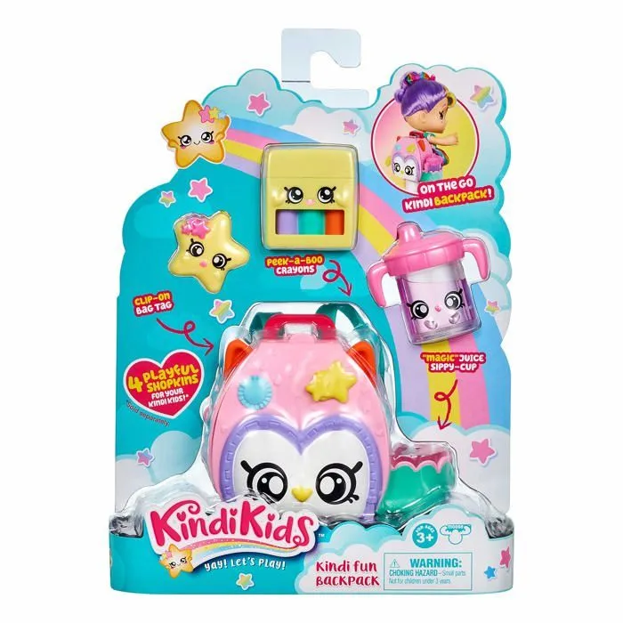 Vetement - accessoire poupee Kindi kids - 50032 - Sac a Dos Chouette Petkin, , Multicolore-2