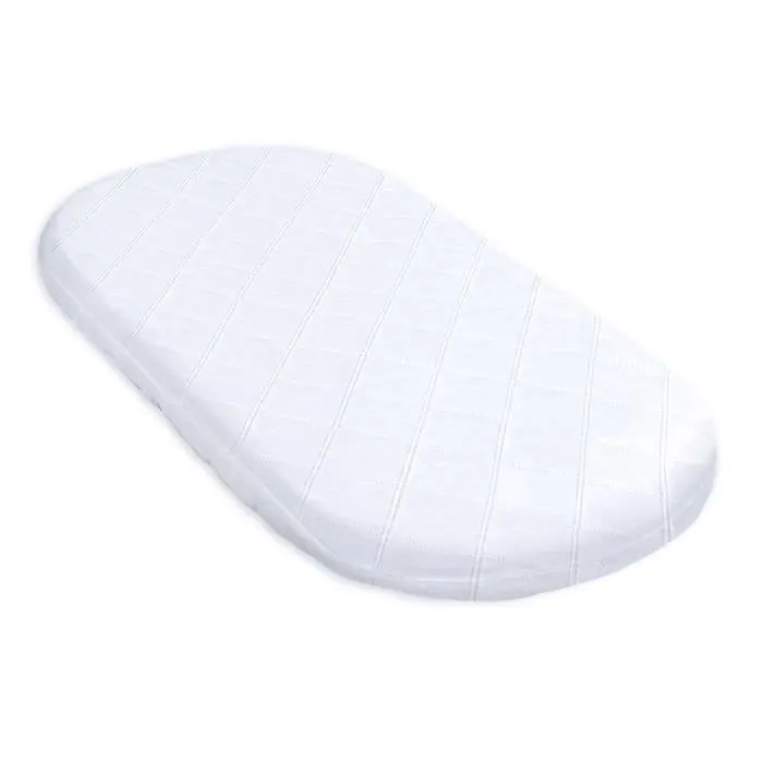 Matelas poussette 75x35cm - matelas berceau lit d'appoint ovale matelas bébé-0