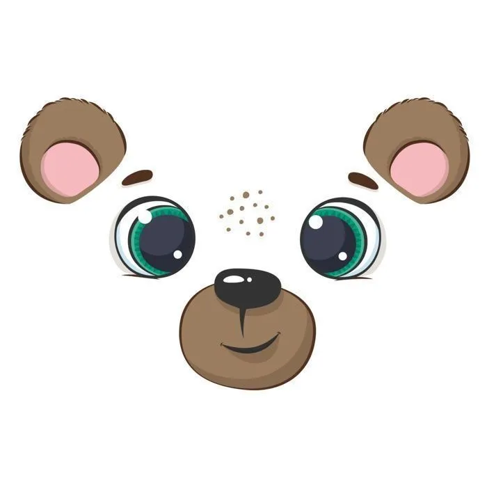 Coffre à jouets pour enfants - DARIA - Boîte de rangement - Vérin pneumatique – BLANC "Teddy Bear" 42x40x73-3