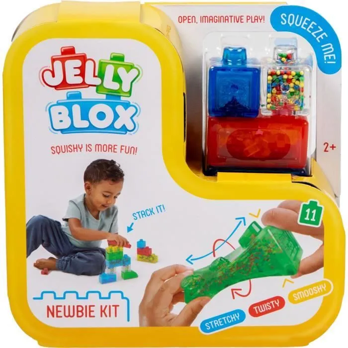 Jeu de construction - GOLIATH - Jelly Blox Newbie Kit - Blocs souples et tactiles dès 2 ans-0