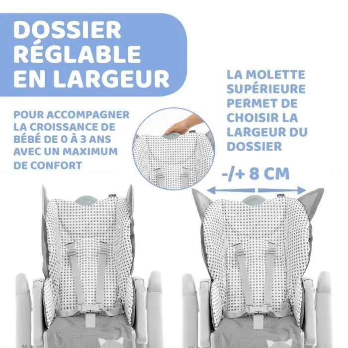 CHICCO - Chaise Haute Polly 2 Start Foxy-1
