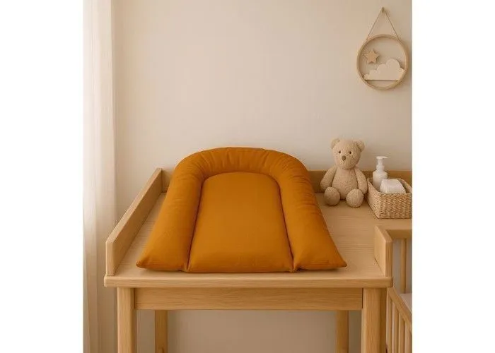 Matelas à langer 70x45 cm - Jaune Moutarde-0