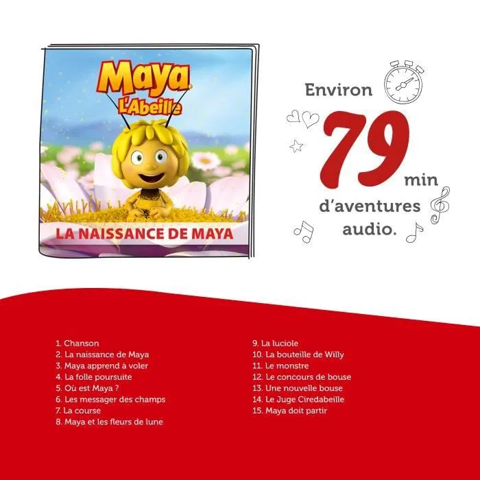 tonies® - Figurine Tonie - Maya L'Abeille - Maya L'Abeille - Figurine Audio pour Toniebox-3