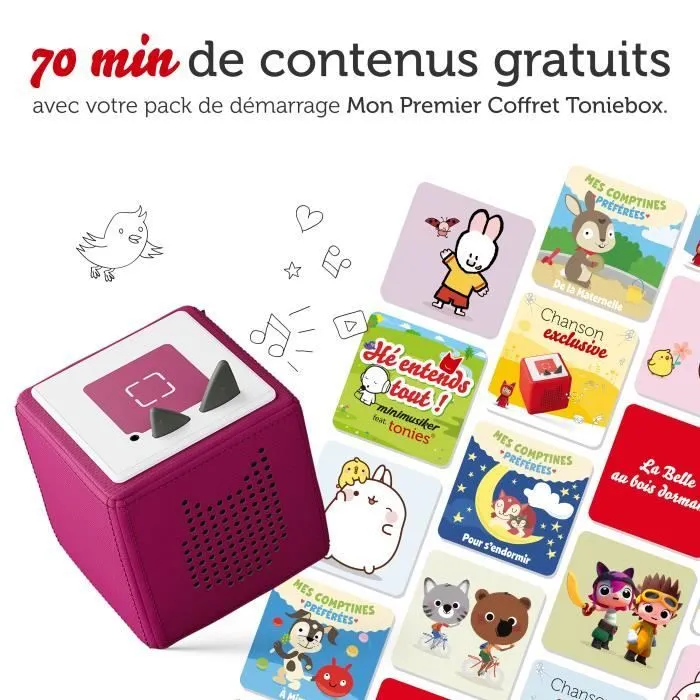 tonies® - Mon Premier Coffret Toniebox - Cassis - Conteuse d'histoires-3