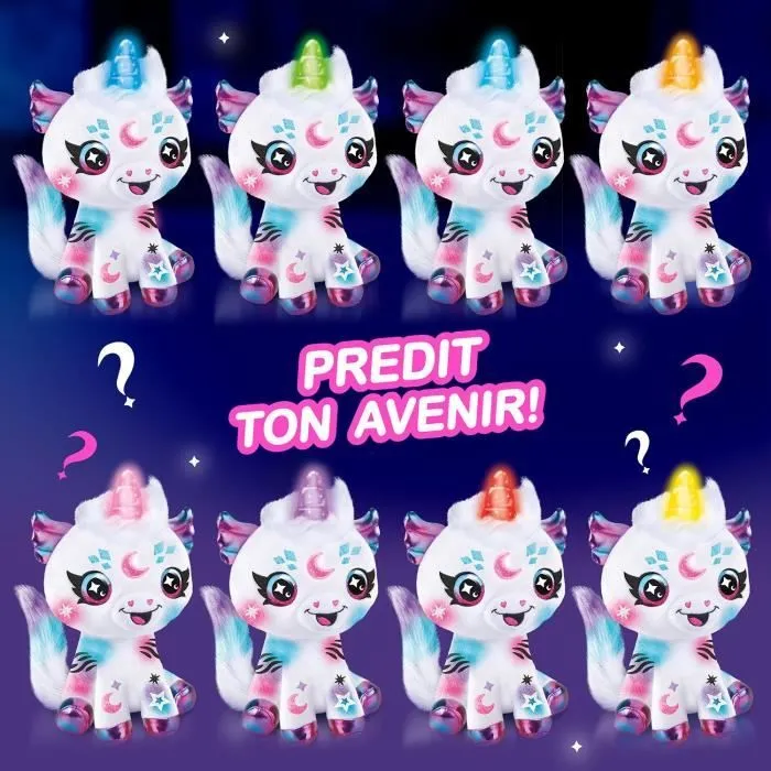 Canal Toys - Airbrush Plush - Peluche Licorne Cosmique à personnaliser avec corne lumineuse - AIR 028-6