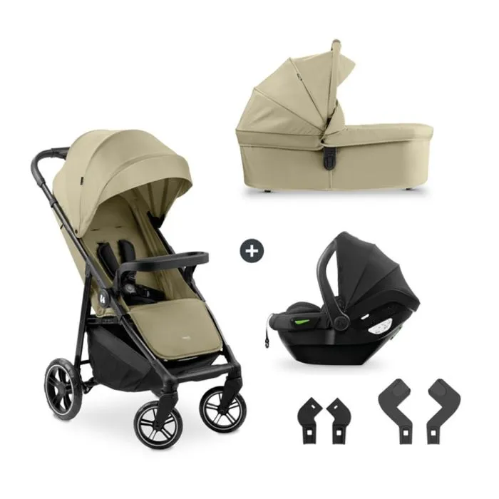 Hauck - H-14925-EN-000-S00 - Poussette Ensemble Trio Shop N Care Olive-0
