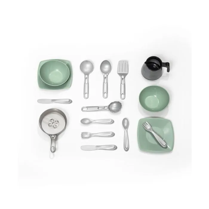 Step2 - Grand Walk-In Kitchen & Grill - Cuisine Enfant en Bois avec Kit d’accessoires-1