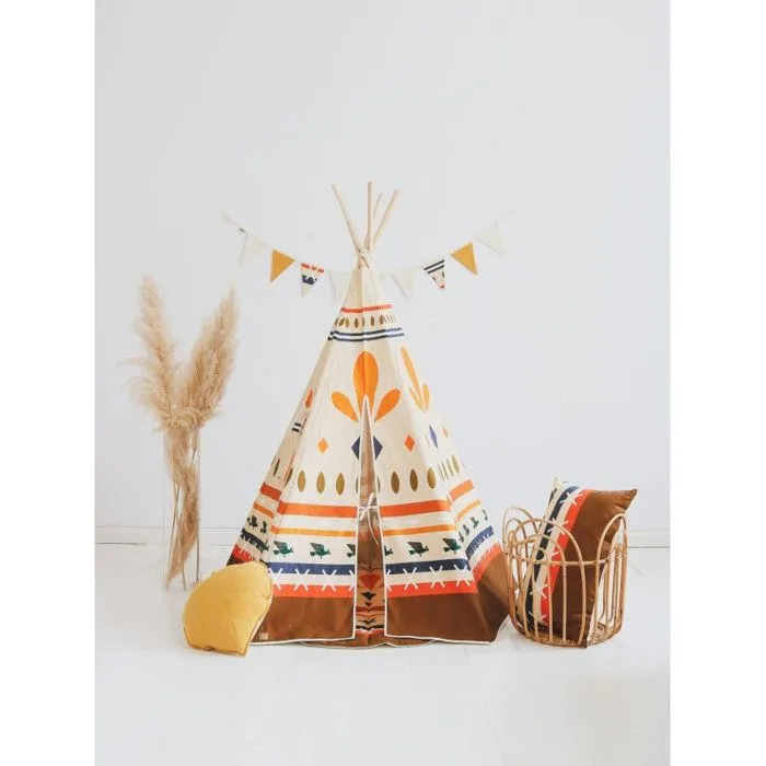 Ensemble tipi et tapis enfant Moi Mili "Native vibe" - native vibe - TU-2