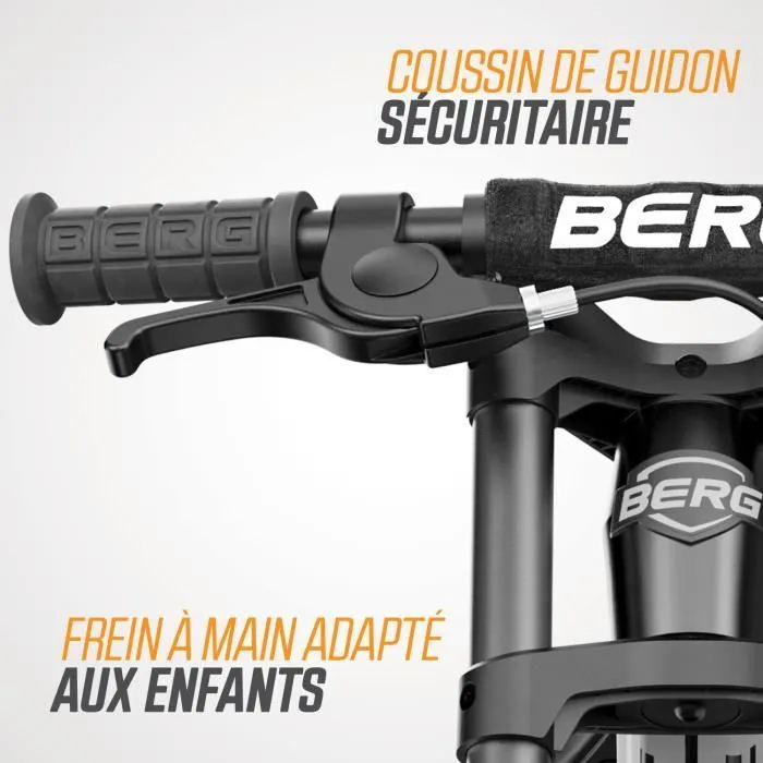 BERG draisienne Biky Cross Noir avec frein à main-3