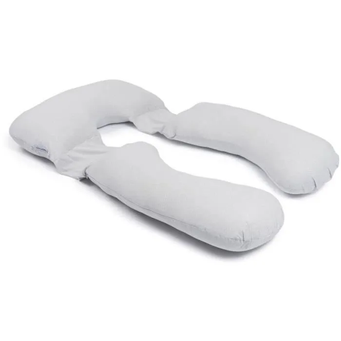 doomoo Coussin de Grossesse et Coussin d'Allaitement Maxxy - Format XXL - Ultra Confortable, Gris-0