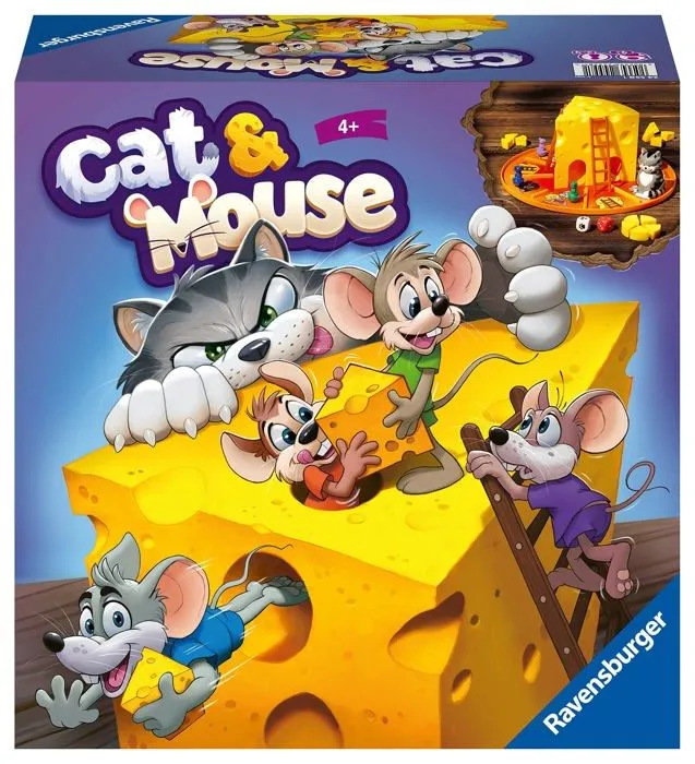 Ravensburger - 24558 - Jeux de societe Chat et Souris pour Enfants a partir de 4 Ans - 2 a 4 Joueurs - Cadeaux pour Enfants-2