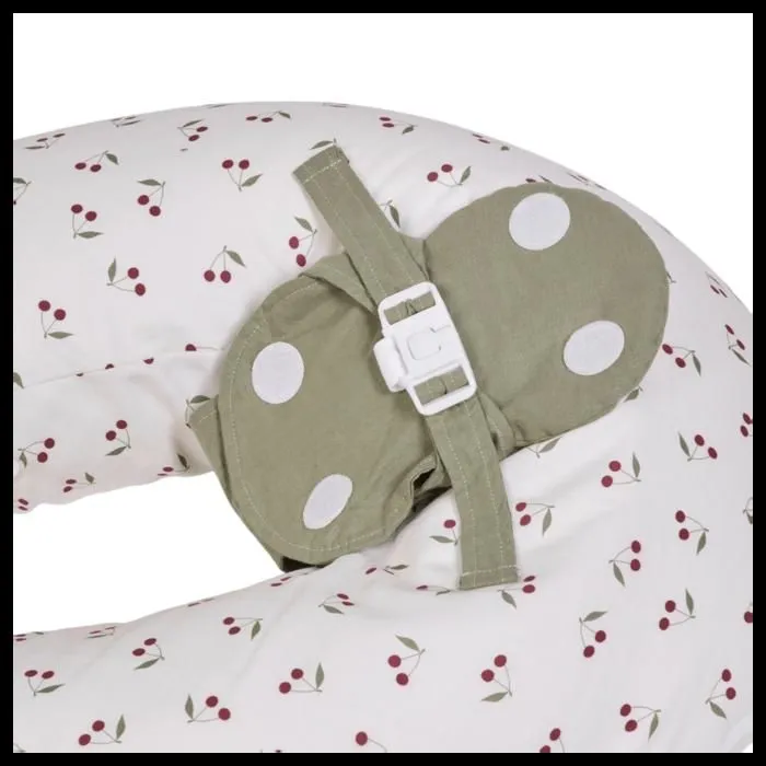 Candide - Coussin d'allaitement et de grossesse 3en1 Multirelax Cerises-4