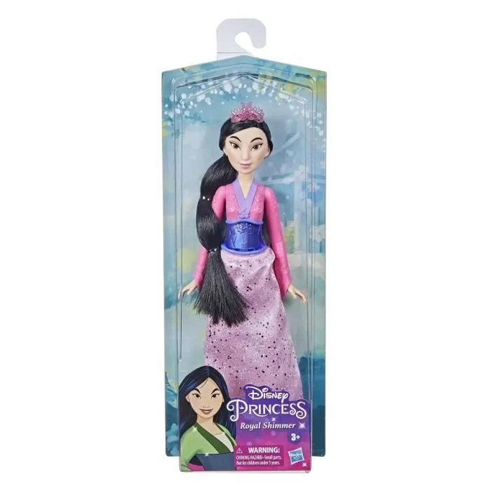 DISNEY PRINCESSES - Poussière d'étoiles - Poupée Mulan avec jupe et accessoires - jouet pour enfants - à partir de 3 ans-4