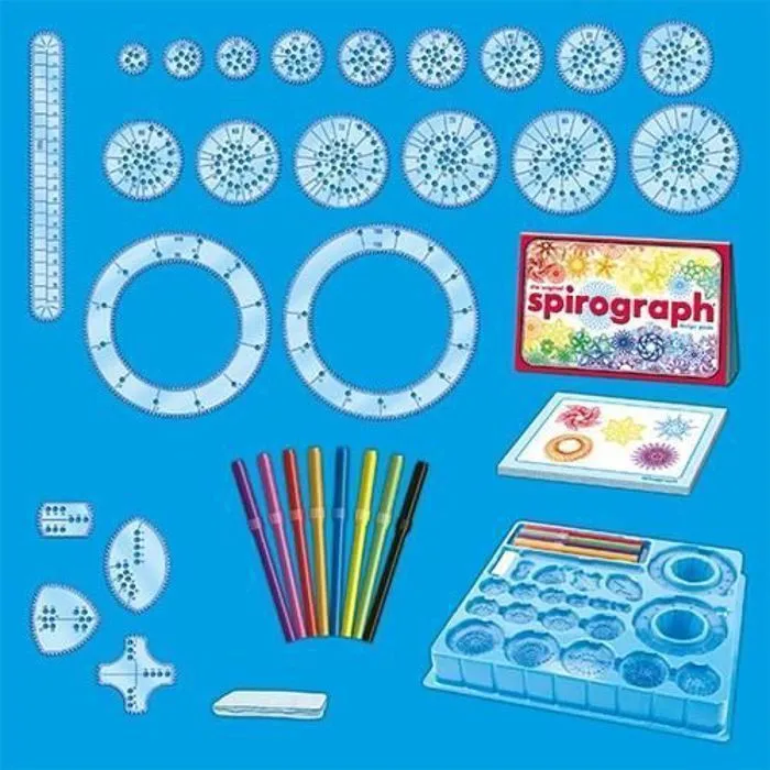 Spirographe - Spirograph Original: Spirographe Enfant 8 Ans | Kit Dessin Enfant | Mandala Enfant | Spirographe Junior | 30 Pièces |-2