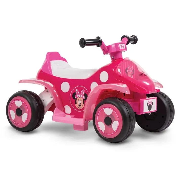 Quad électrique de Disney Minnie par Huffy, pour enfant de 1,5 à 3 ans, rose-0