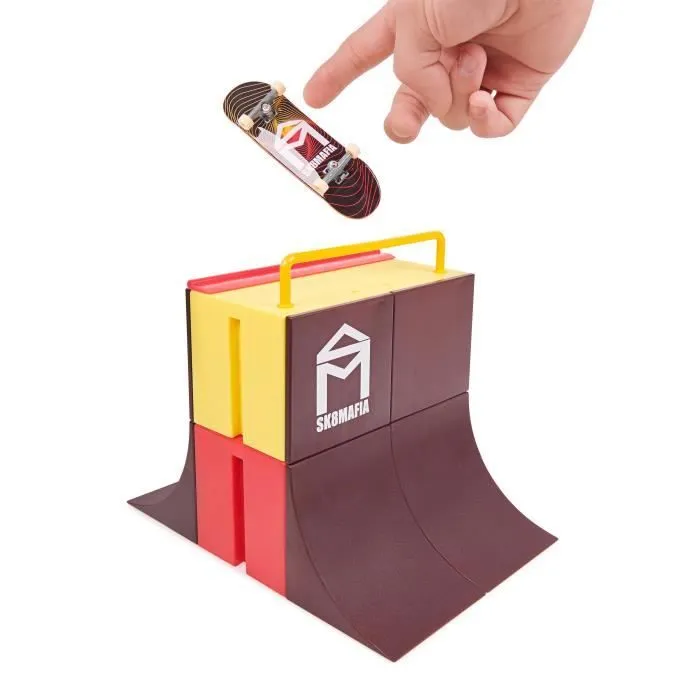 Tech Deck - Starter Set X-Connect - Vertical Wall- Skate Park + 1 finger skate - À construire et personnaliser-3
