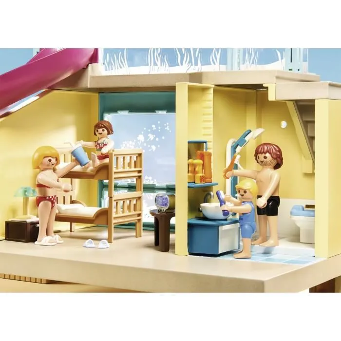 PLAYMOBIL - 70435 - Bungalow avec piscine - Family Fun - PLAYMO Beach Hotel - 156 pièces - Plastique-3