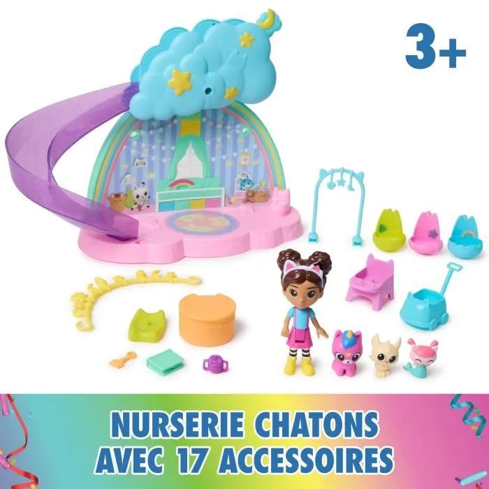 SPIN MASTER PLAYSET NURSERIE CHATONS Gabby et la Maison Magique-1