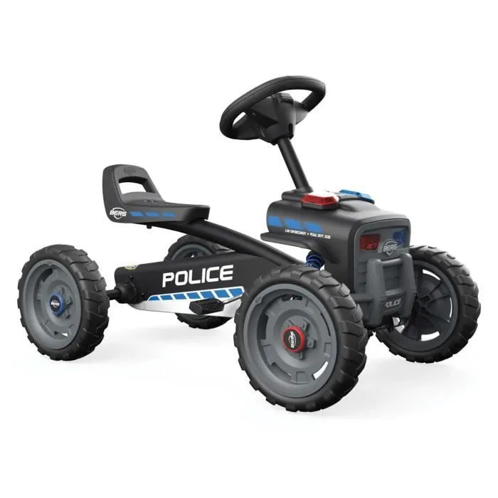 Kart Buzzy Police - BERG - Pour Enfant de 2 à 5 ans - 4 Roues - Poids Max 30 kg-0
