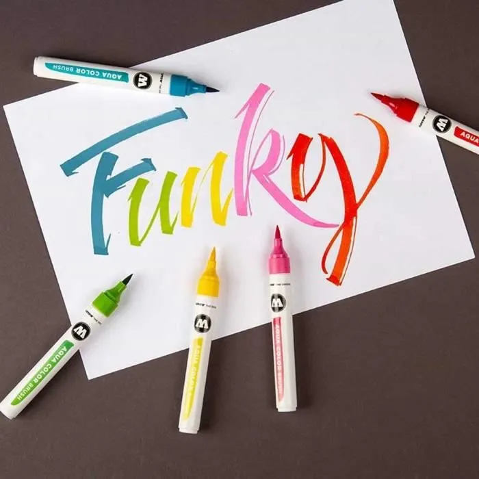 Molotow Aqua Color Brush Set Marker - 200490-3