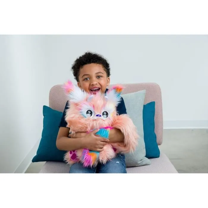 Peluche Interactive Furlings Cleo avec Plus de 80 Réactions - Orange-2