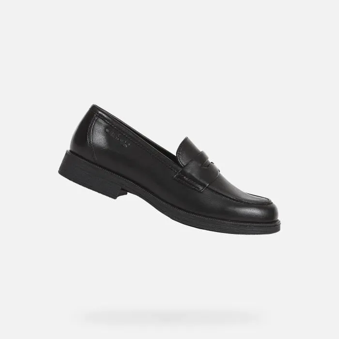 Derbies Geox JR AGATA pour fille - Noir - Confortable et intemporel-0