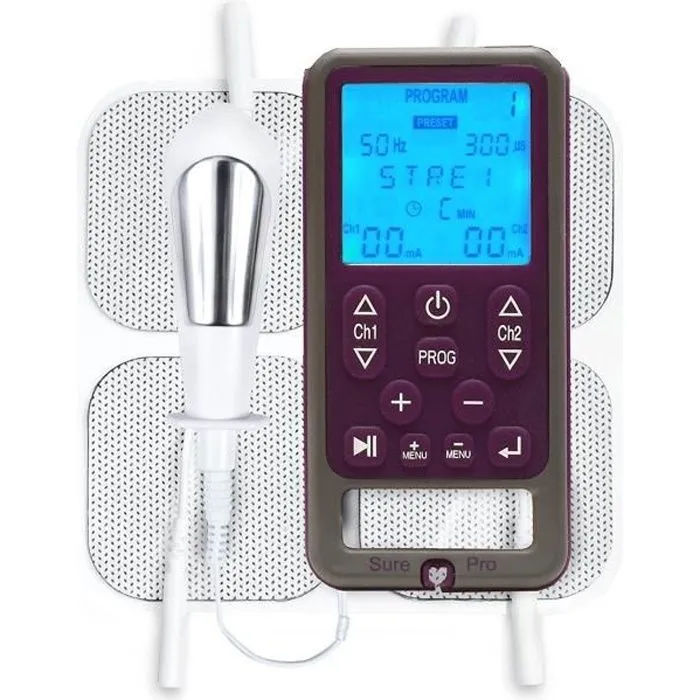 Appareil d’électrostimulation périnéale - Sure PRO - Semi-professionnel - 11 Programmes - Urinaire - Mixte-0