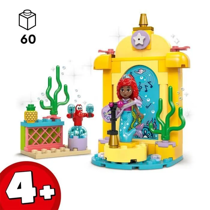 LEGO® Disney Princess 43235 La scène musicale d’Ariel, jeu pour les fans du dessin animé-1