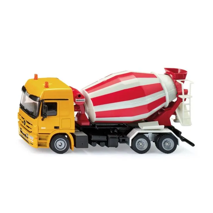 Camion malaxeur - Siku - 3539 - 1:50 - Liebherr - Rouge et blanc - Pour enfants-0