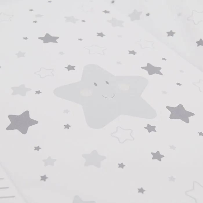 BABYCALIN Matelas à langer Luxe étoile grise-3