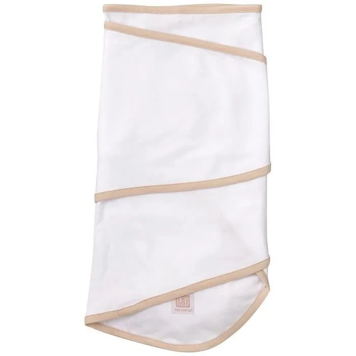 Couverture miracle en jersey de coton - RED CASTLE - Blanc/beige - Mixte - 0 mois-0