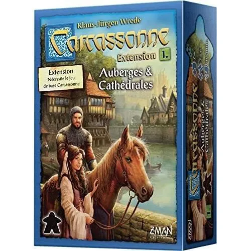 Z-Man Games | Carcassonne - Extension 1 Auberges & Cathédrales | Jeu de société | À partir de 7 ans | 2 à 6 joueurs | 40 minutes-3