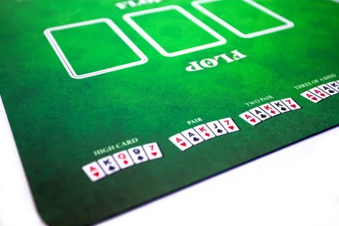 Tapis de jeu de carte Playmats - K048 - Texas Hold'em Tapis de Jeu de Cartes pour Poker 61 x 35,5 cm-2